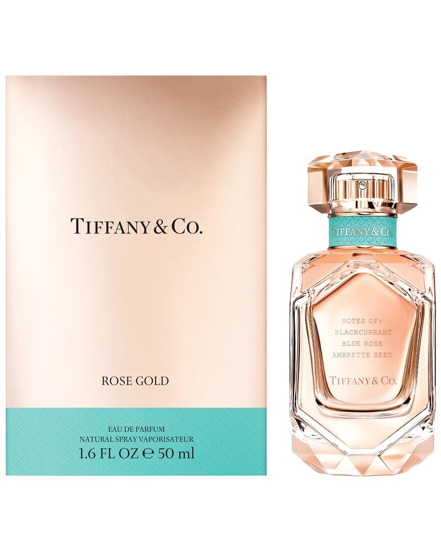 Tiffany & Co . Women's 1.6oz Rose Gold Eau De Parfum In White