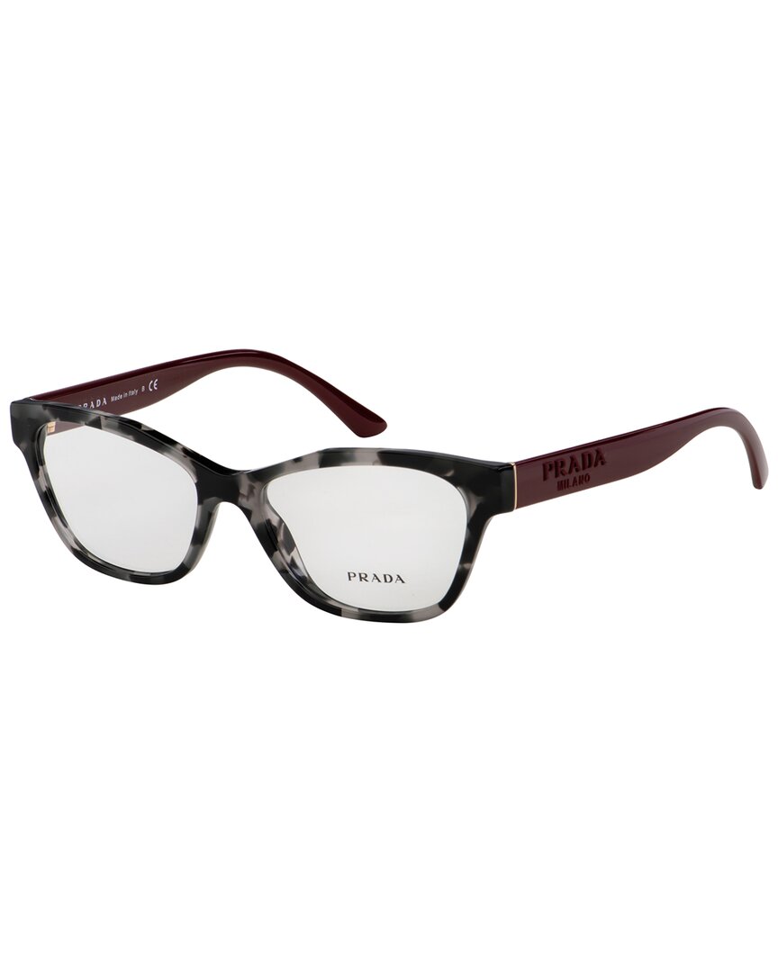 Prada Unisex Pr03wv 53mm Optical Frames In Grey