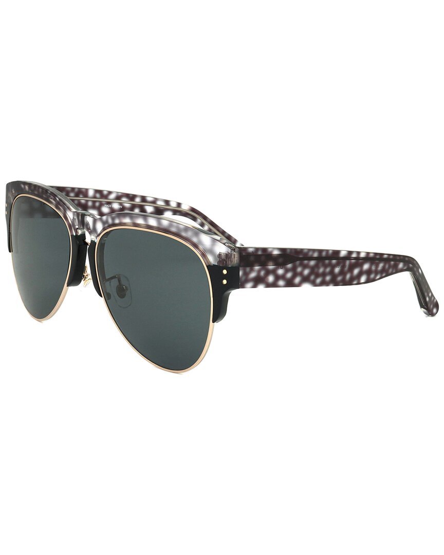 Linda Farrow X Erdem Women's Edm25 59mm Sunglasses In Black