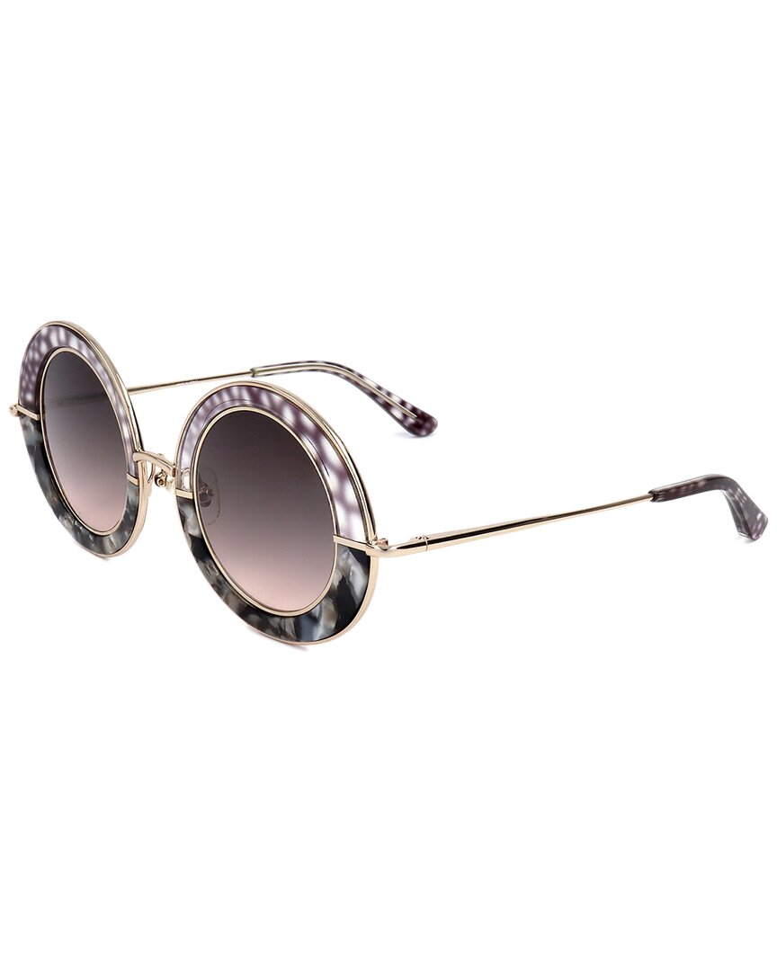 Shop Linda Farrow X Erdem Women's Edm27 47mm Sunglasses In Grey