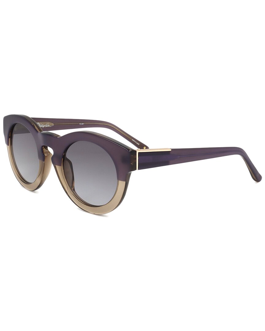 Shop Linda Farrow 3.1 Phillip Lim X  Unisex Pl38 49mm Sunglasses In Grey