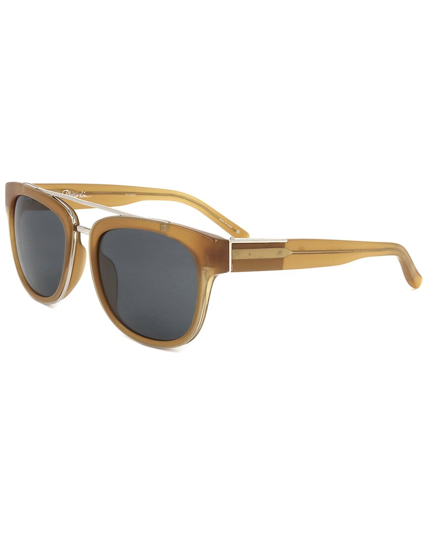 Shop Linda Farrow 3.1 Phillip Lim X  Men's Pl144 54mm Sunglasses In Brown