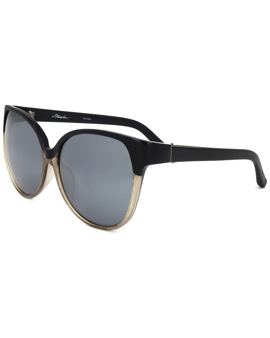 Shop Linda Farrow 3.1 Phillip Lim X  Women's Pl174 61mm Sunglasses In Black