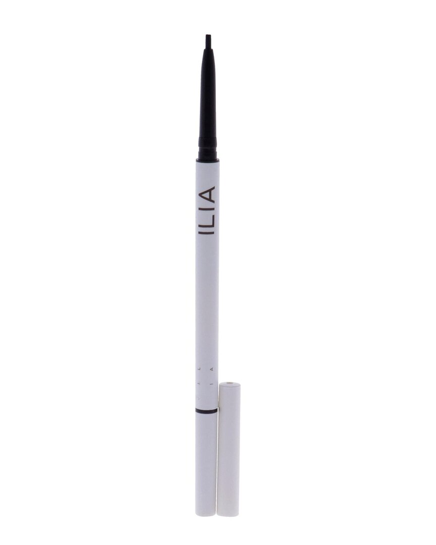 Ilia Beauty Ilia Women's 0.003oz Soft Black In Full Micro-tip Brow Pencil In White