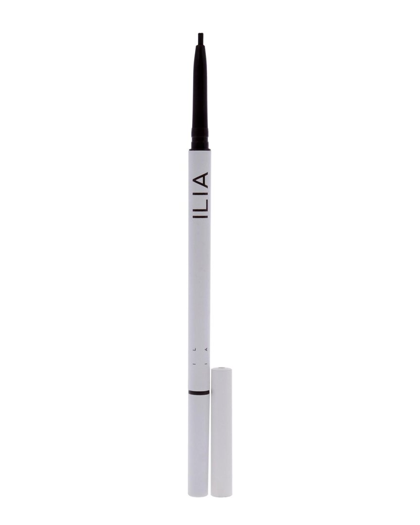 Ilia Beauty Ilia Women's 0.003oz Dark Brown In Full Micro-tip Brow Pencil In White