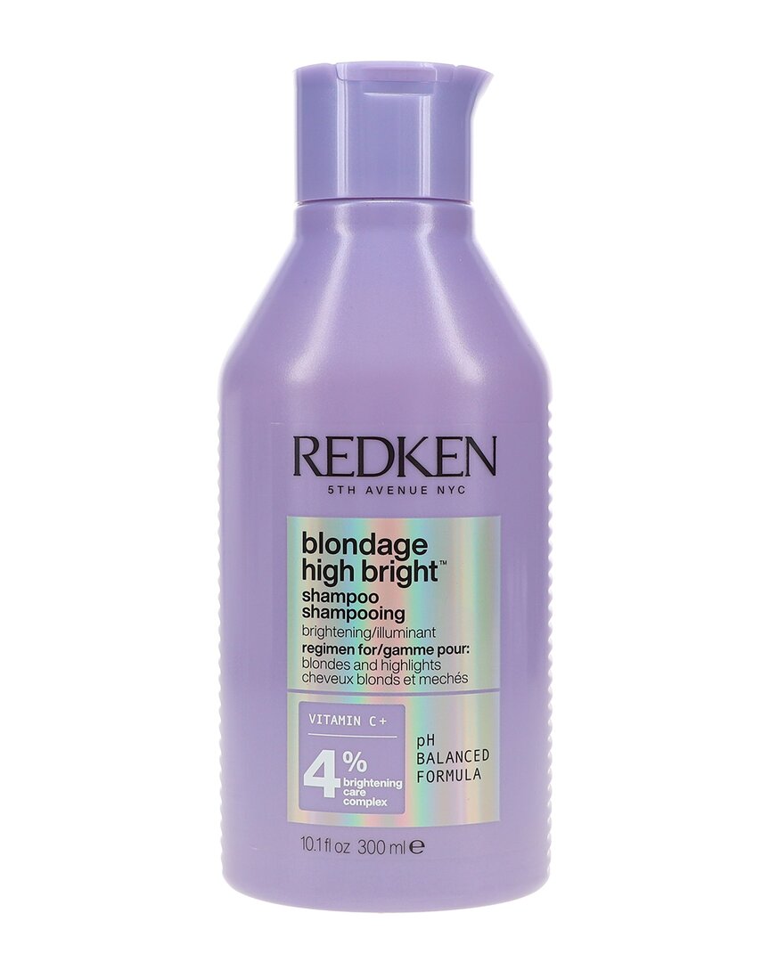 Redken Unisex 10oz Blondage High Bright Shampoo In White