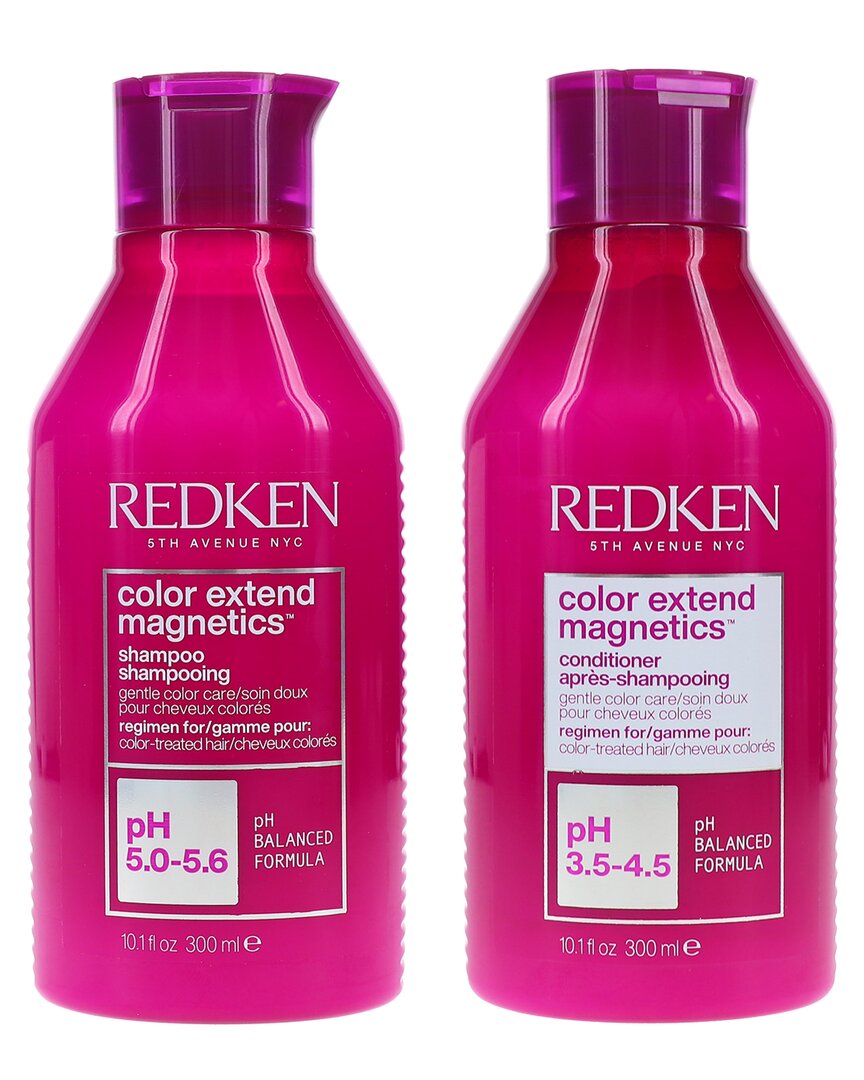 Redken Unisex 10oz Color Extend Magnetics Shampoo & Conditioner In White