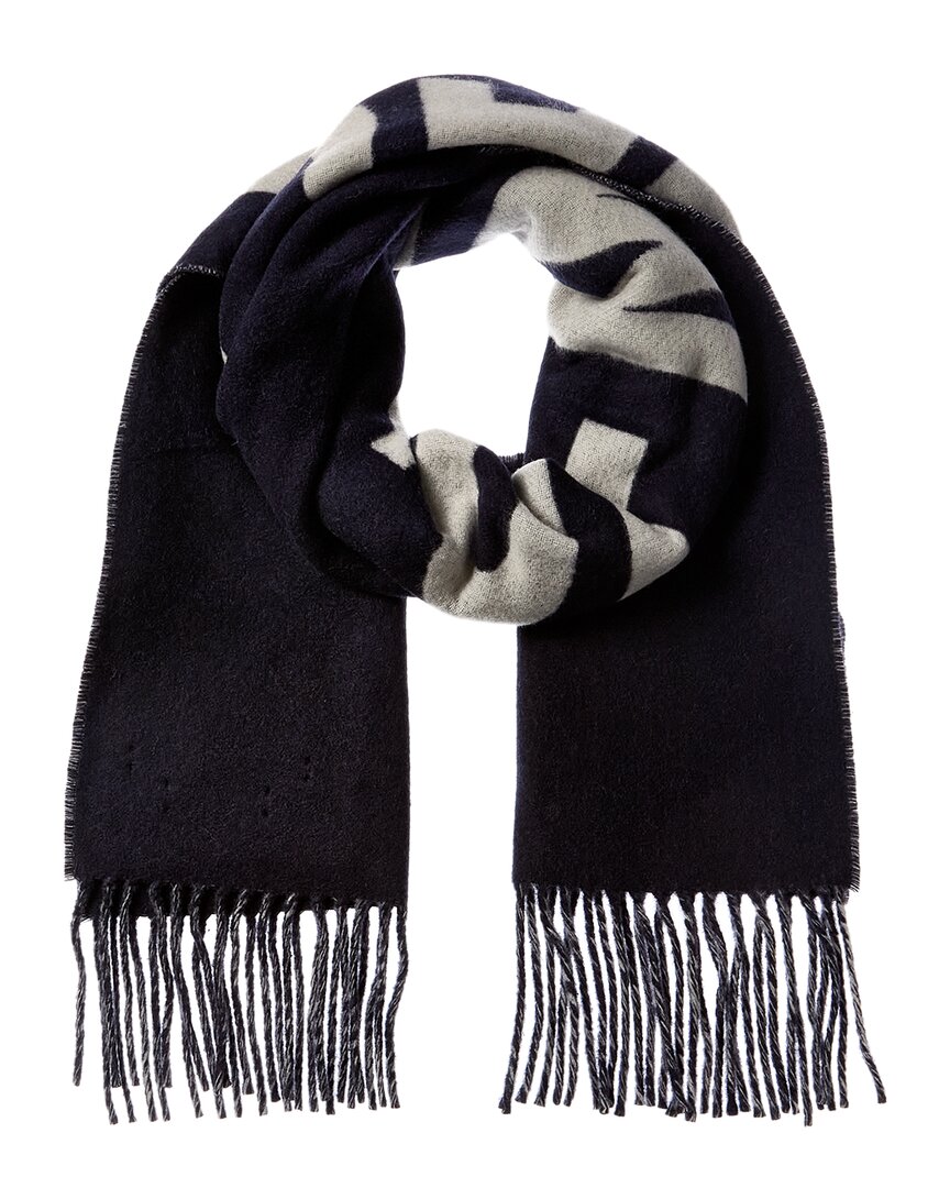 Jacquemus Wool Scarf In Blue