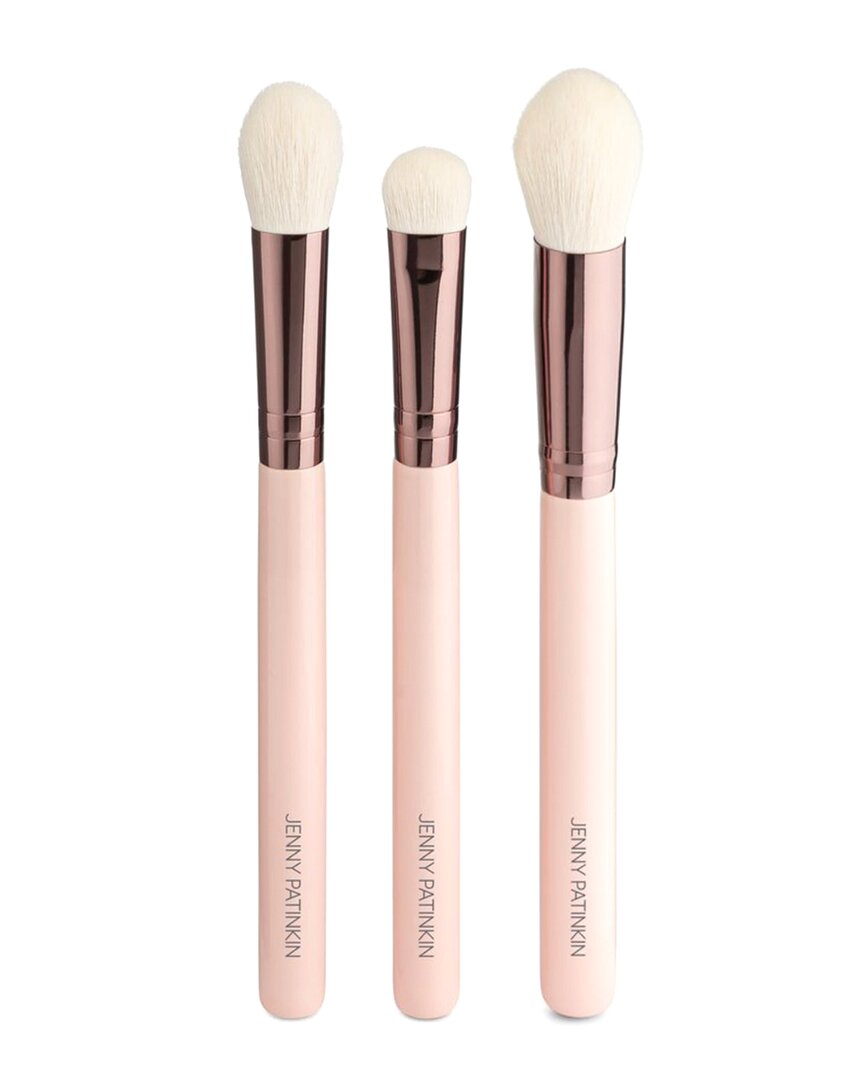 Jenny Patinkin Unisex Makeup Brush Set In Pink