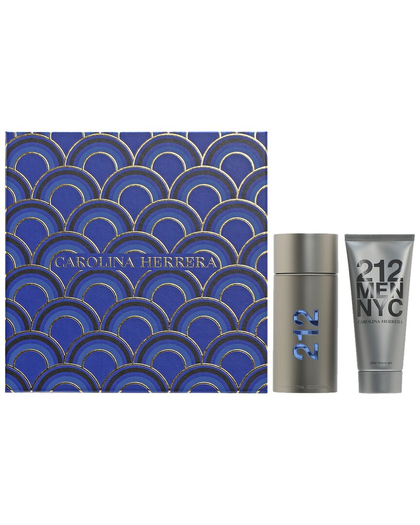 Carolina Herrera Men's 212 2pc Set In Silver