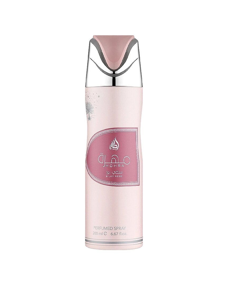 Lattafa Unisex 6.7oz Mohra Silky Rose Perfume Spray