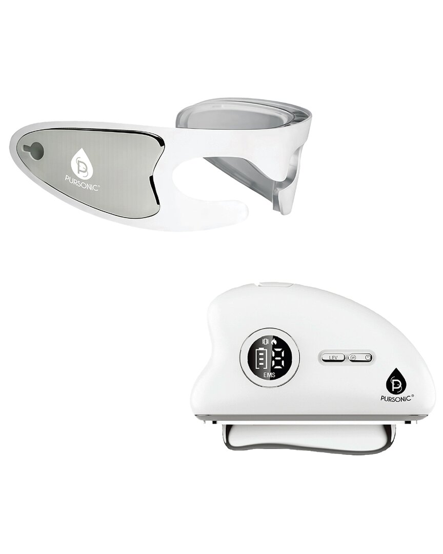 Pursonic Women's Led Rejuvenation Duo: Eye Mask & 7-in-1 Light Therapy Device