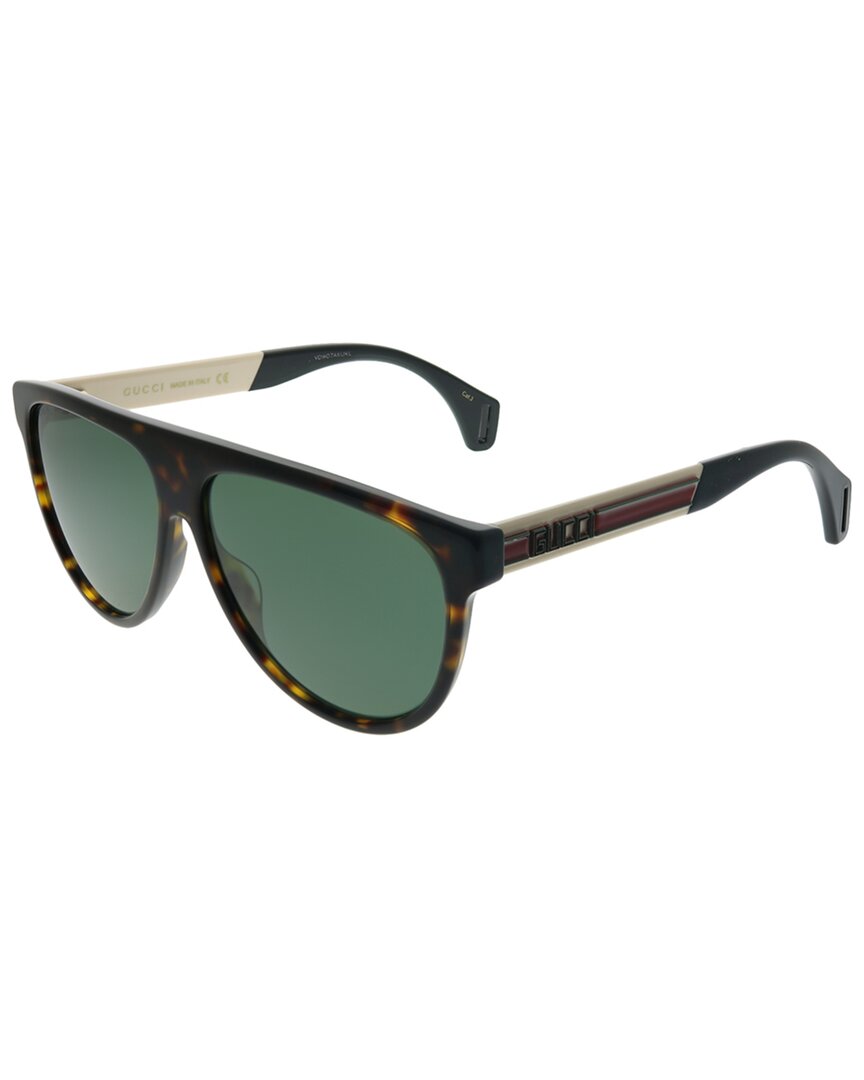 Gucci Unisex Gg0462s 58mm Sunglasses In Green