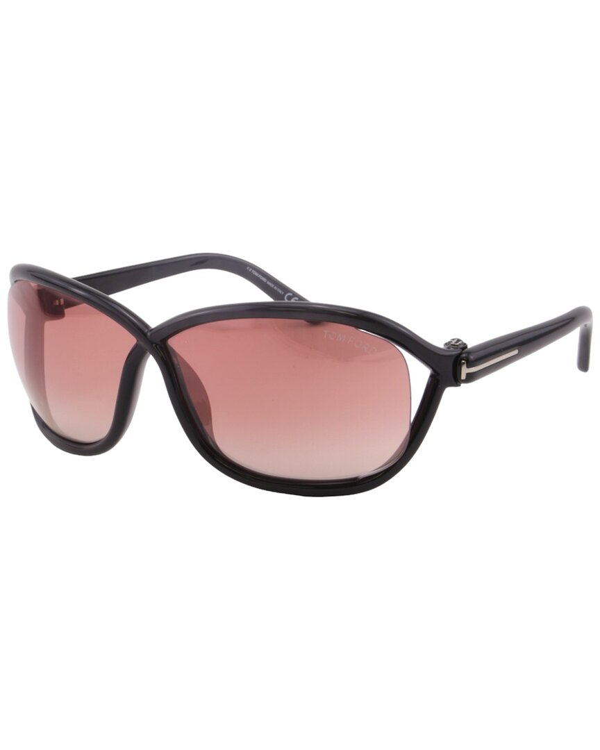Shop Tom Ford Women's Fernanda 68mm Sunglasses In Black