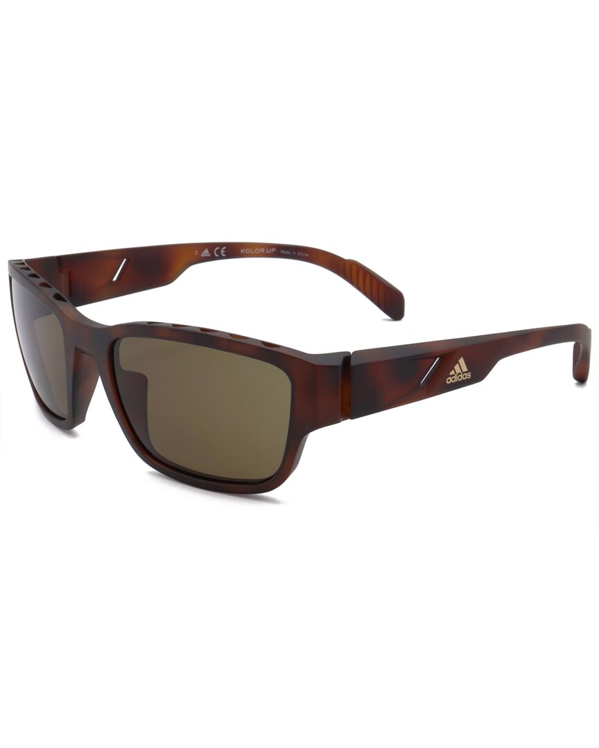Adidas Originals Adidas Men's Sp0007 57mm Sunglasses In Brown