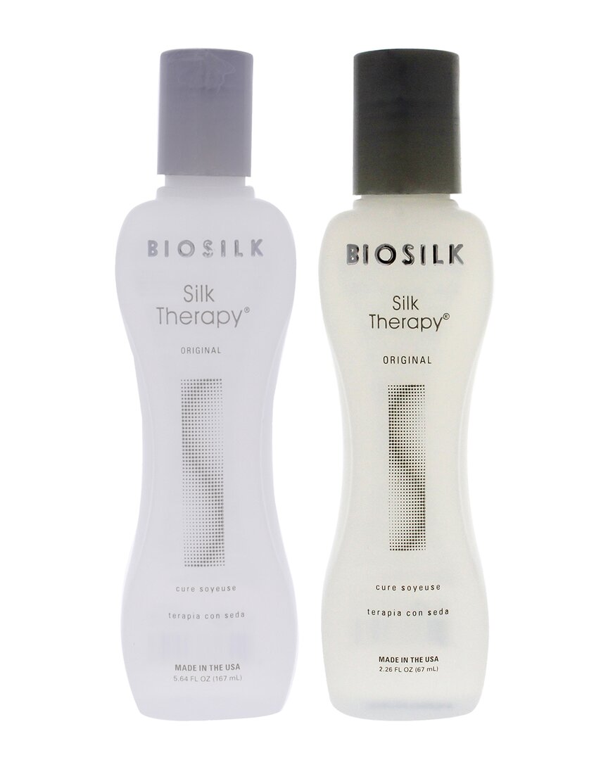 BIOSILK BIOSILK UNISEX SILK THERAPY SERUM AND SILK THERAPY ORIGINAL TREATMENT KIT 