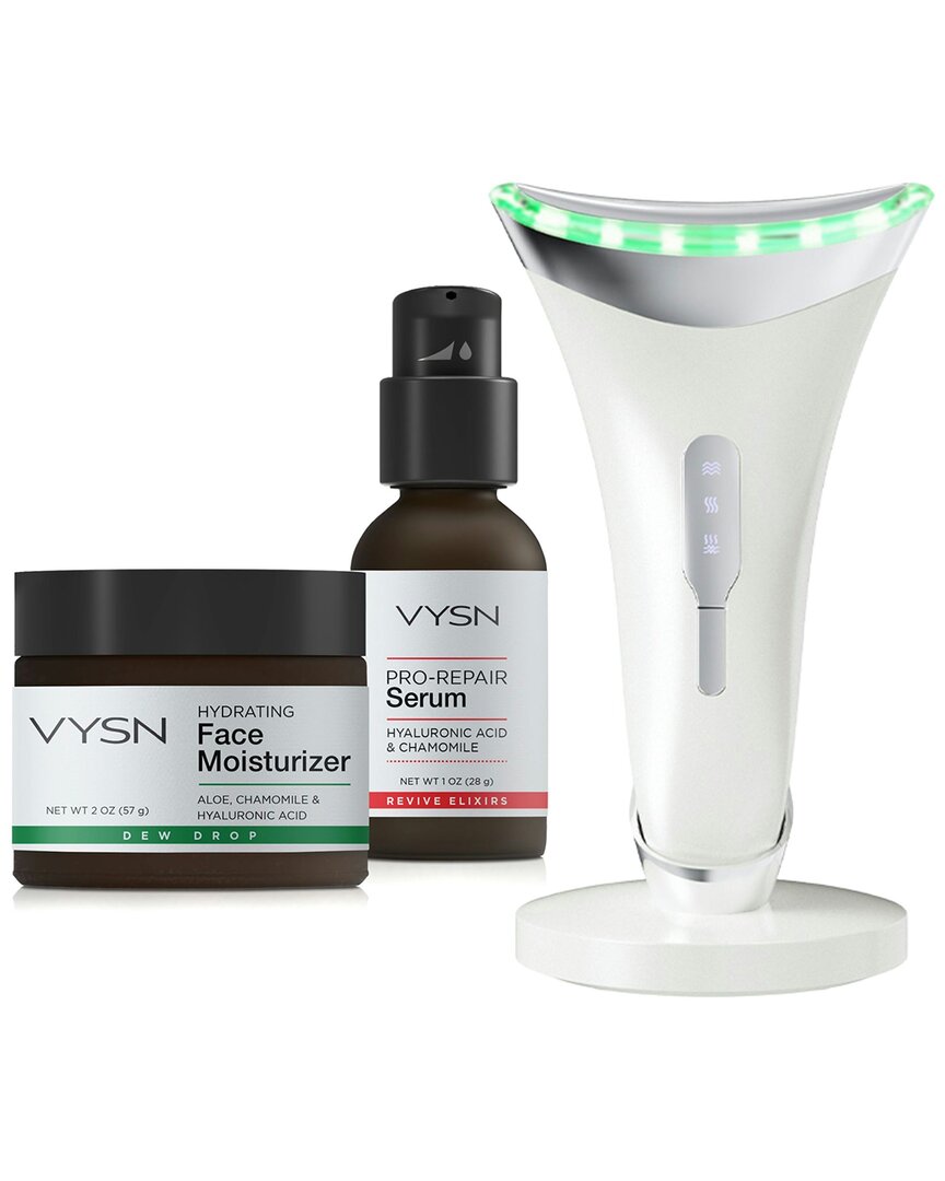 Vysn Unisex Face & Neck Lifting Set In White