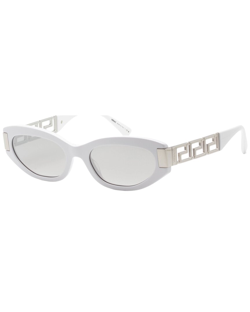 Versace Women's White/Grey/Silver Ve4501 54Mm Sunglasses
