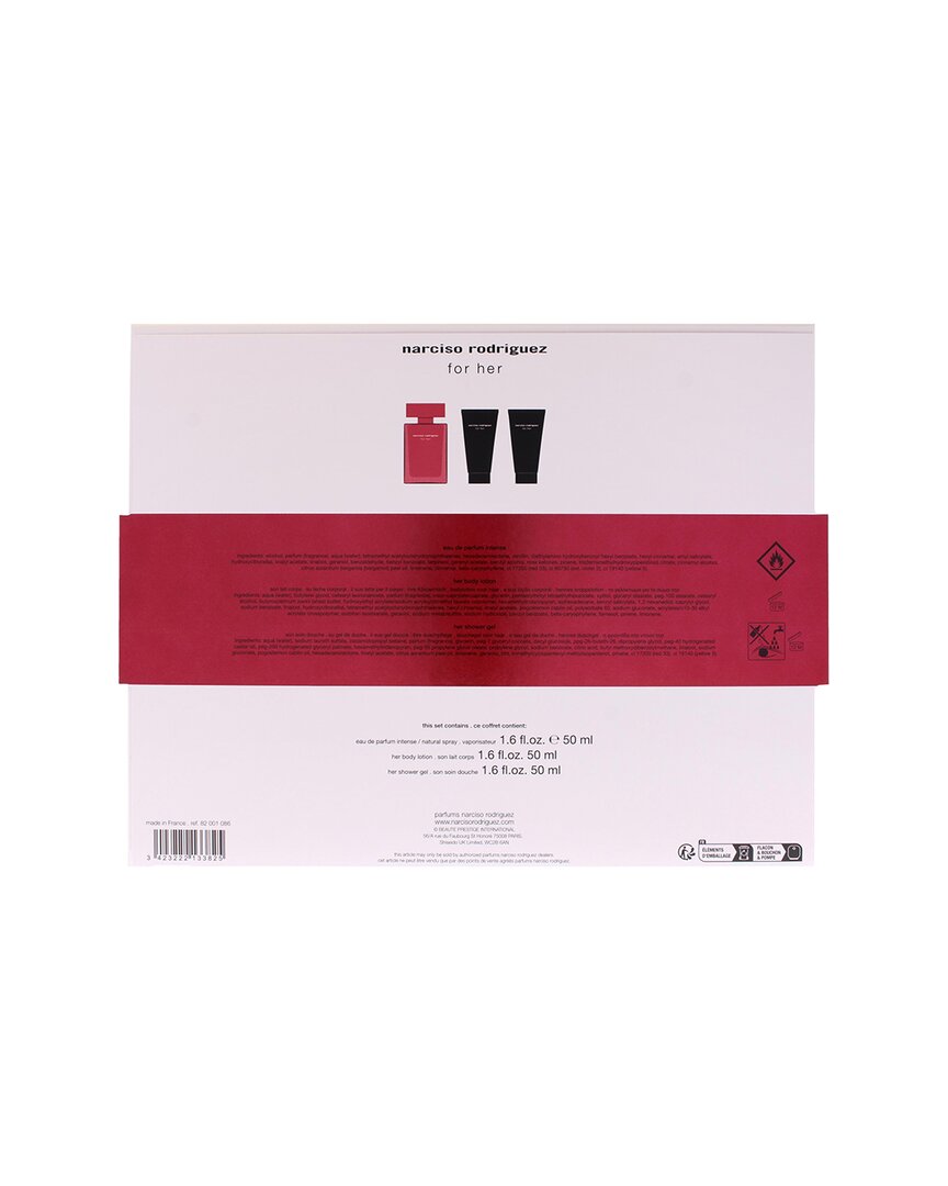Narciso Rodriguez Women's  Intense Parfum 3pc Gift Set