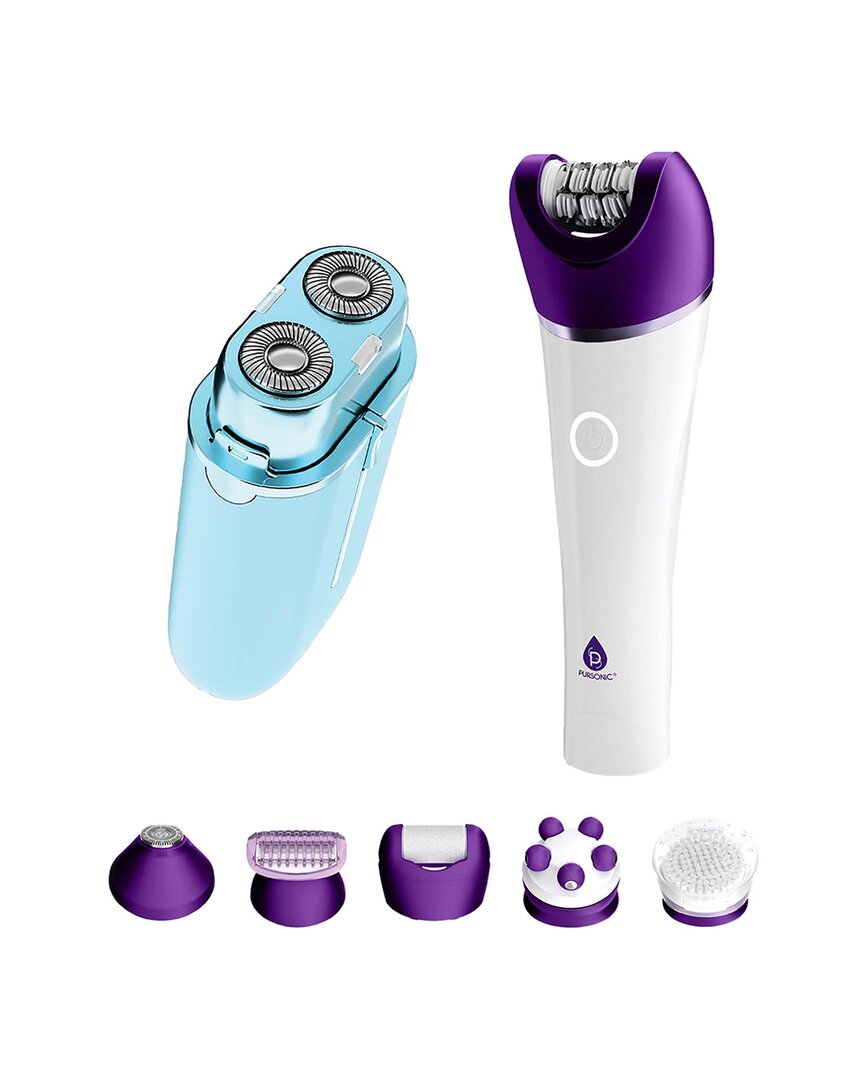 Pursonic Smooth & Painless Hair Removal Kit  Shaver & 6