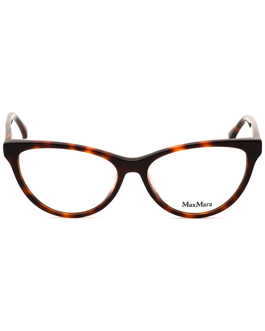 Max Mara Ladies Brown Cat Eye Eyeglass Frames Mm5011 In Multi