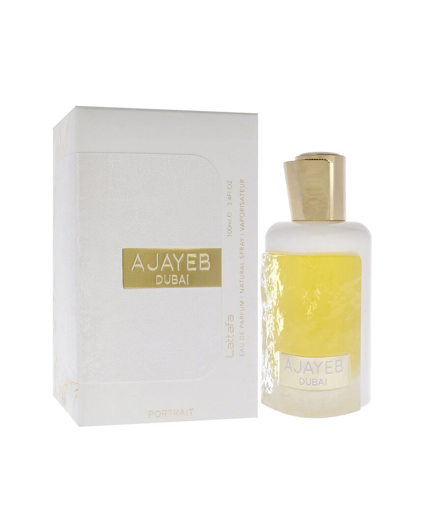 Lattafa Unisex 3.4oz Ajayeb Dubai Portrait Edp Spray