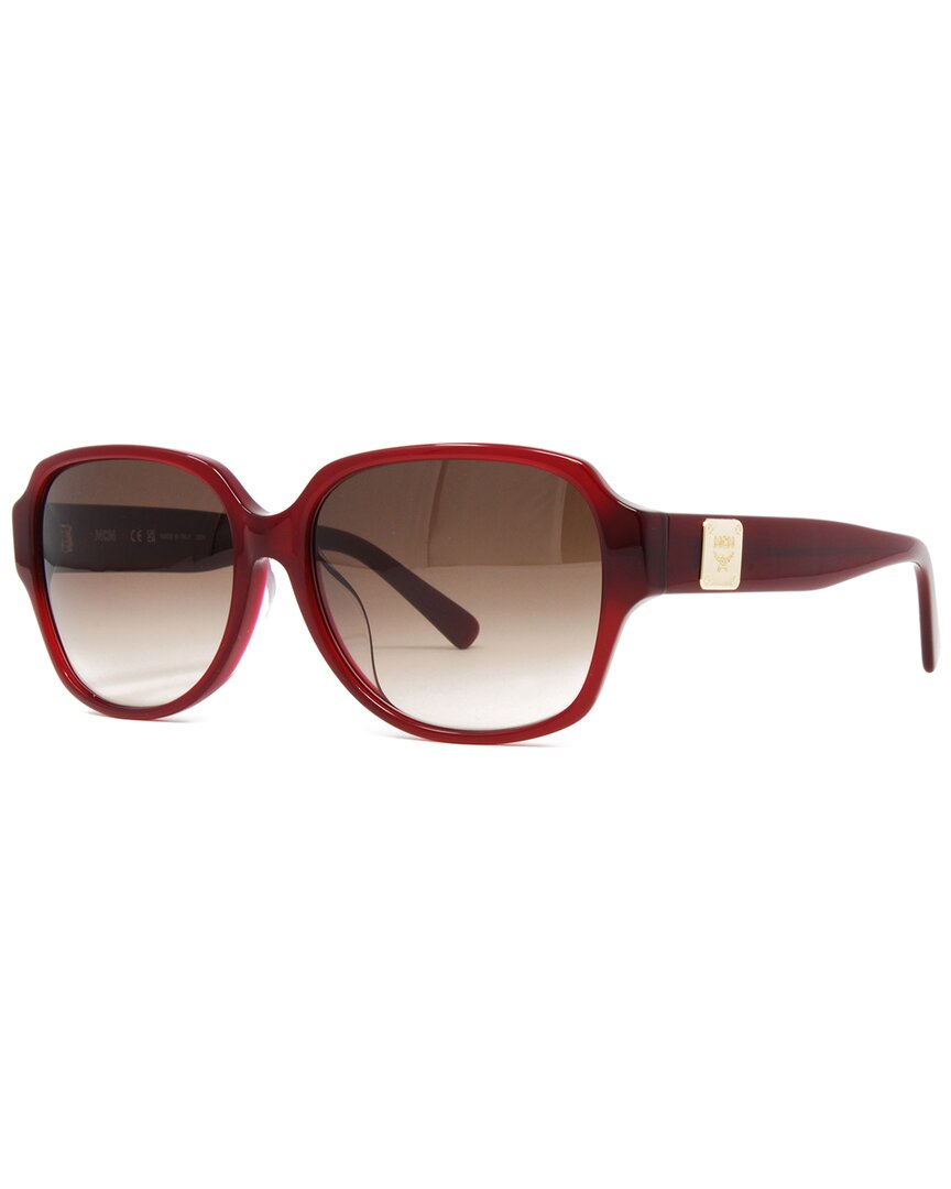 Mcm Bordeaux Rectangular Ladies Sunglasses 616sa 603 58 In Red