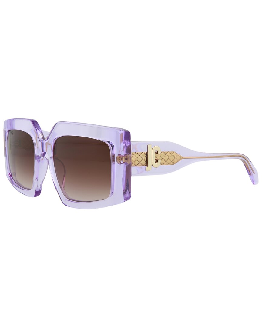 Shop Just Cavalli Women's Sjc020k 54mm Polarized Sunglasses In Purple