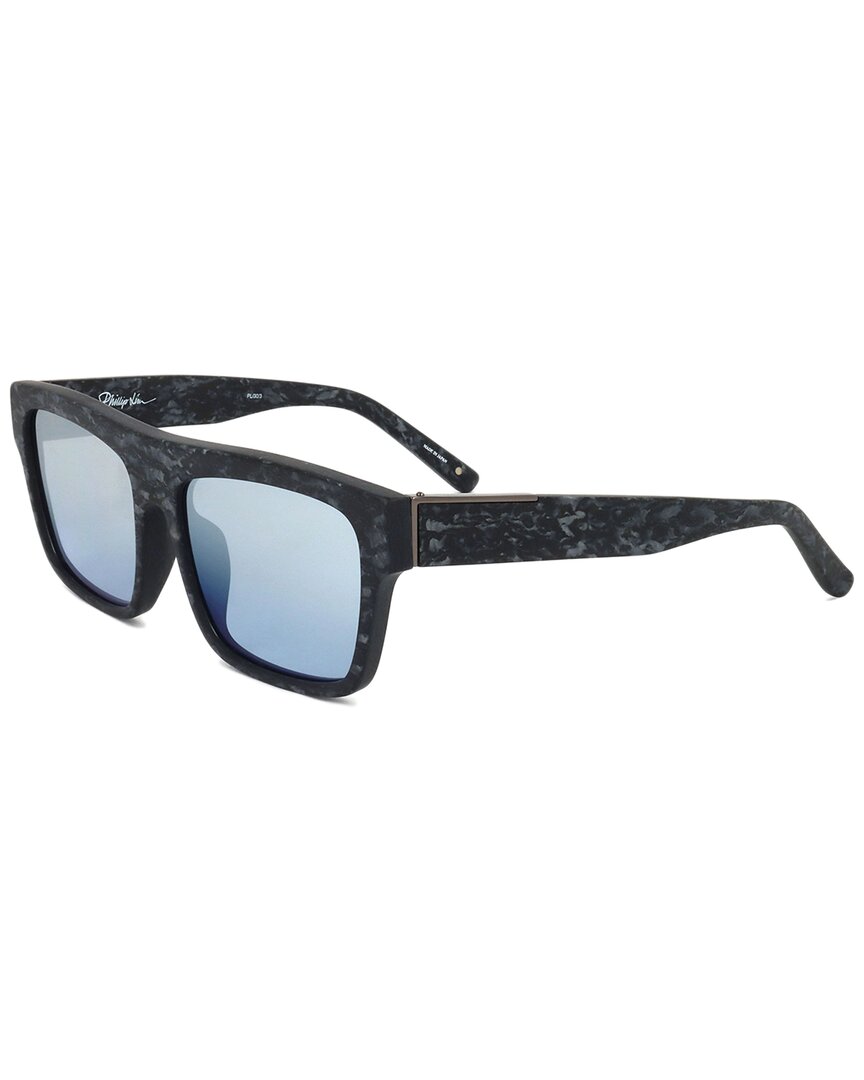 Shop Linda Farrow Phillip Lim By  Men's Pl30 57mm Sunglasses In Grey