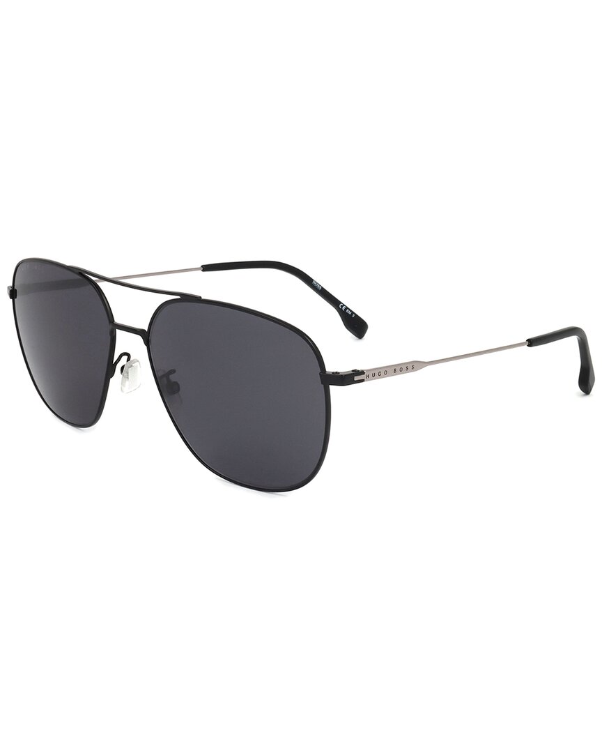 Shop Hugo Boss Men's Boss1218 62mm Sunglasses In Black