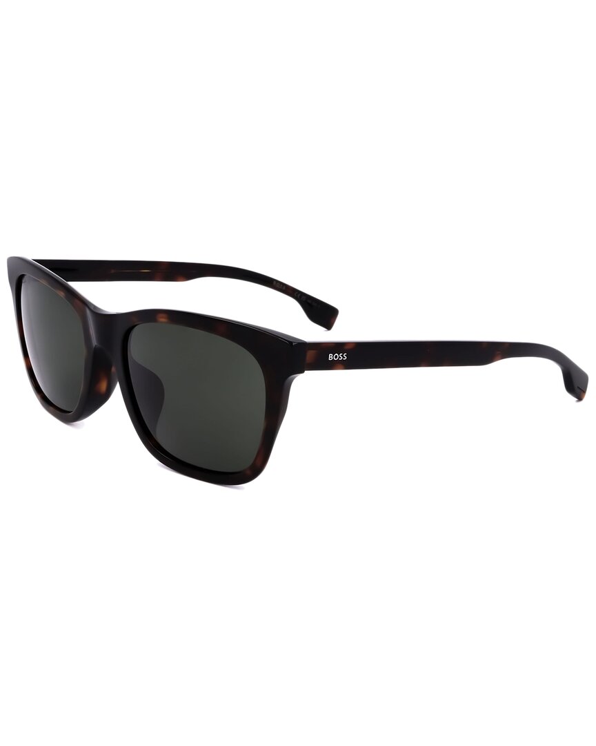 Shop Hugo Boss Men's Boss1555 56mm Sunglasses In Brown