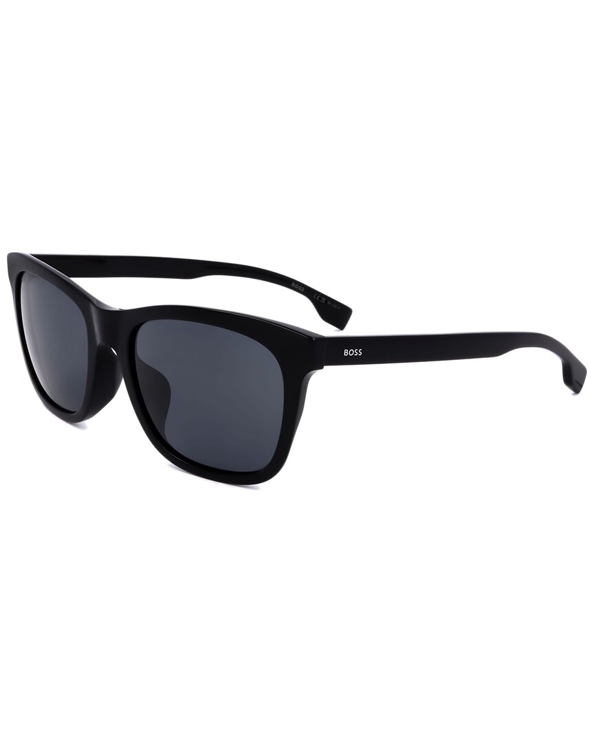 Shop Hugo Boss Men's Boss1555 56mm Sunglasses In Black