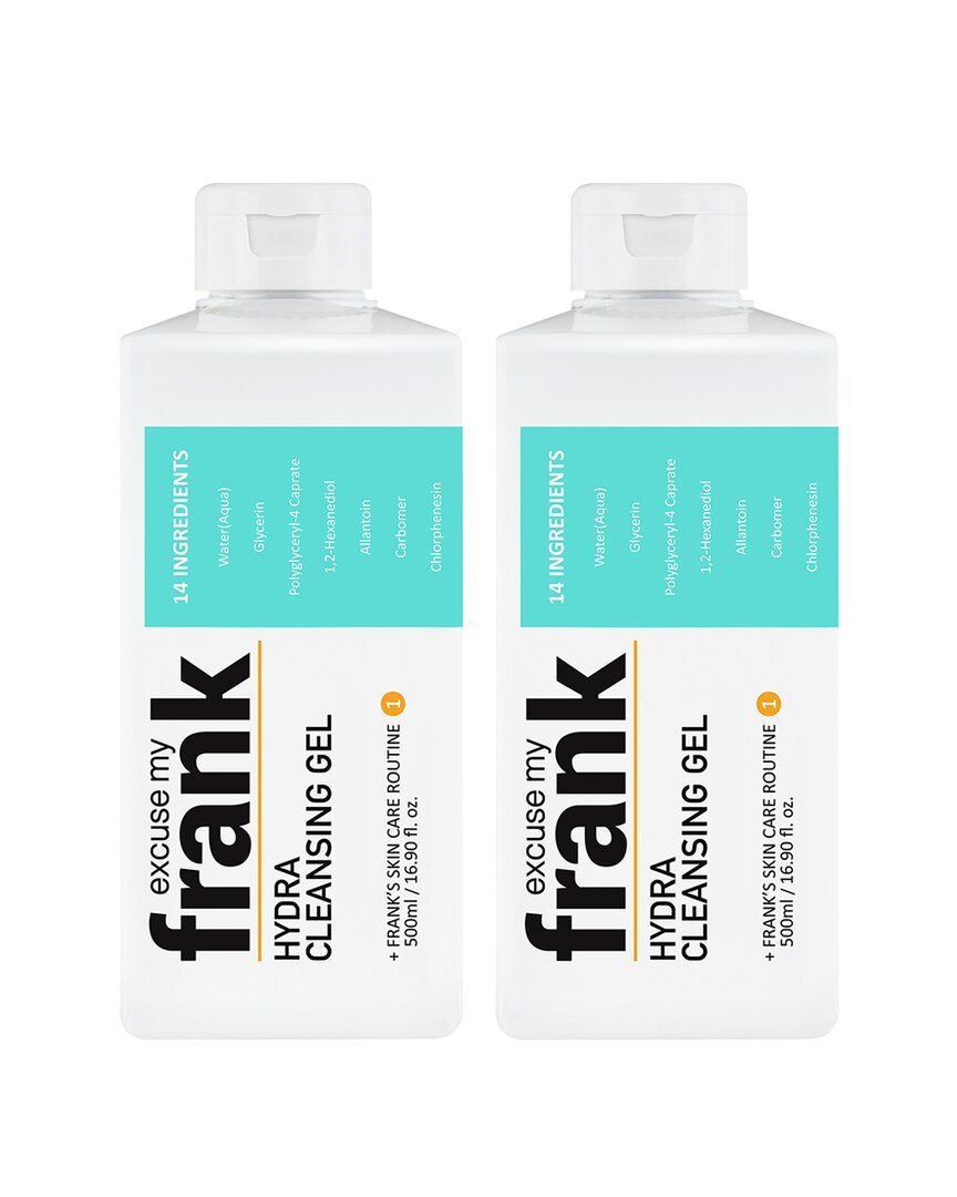 Excuse My Frank Unisex 16.9oz Hydra Cleansing Gel Pack Of 2