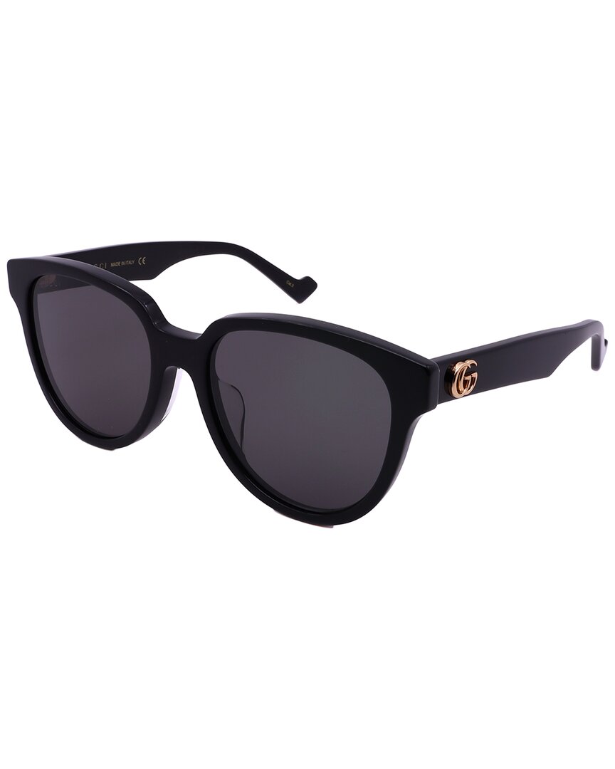 Gucci Gg0960sa W 002 Round Sunglasses In Grey