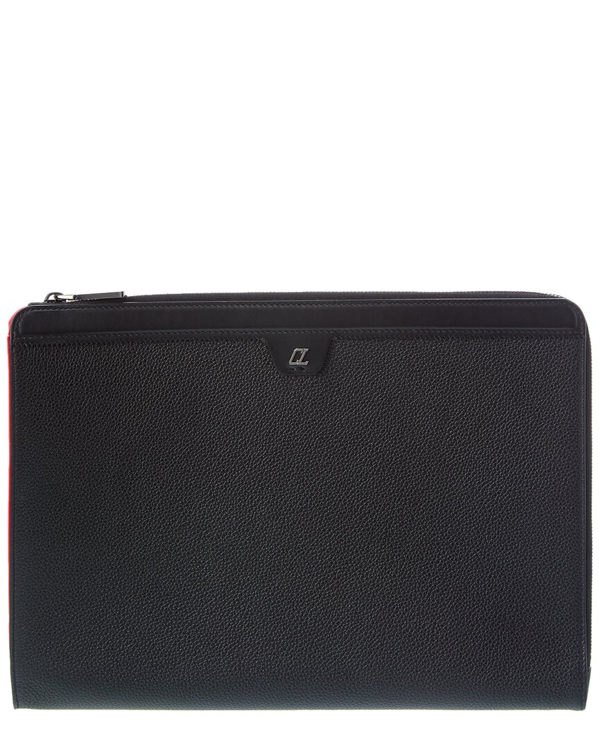 Christian Louboutin Leather Wallet In Black