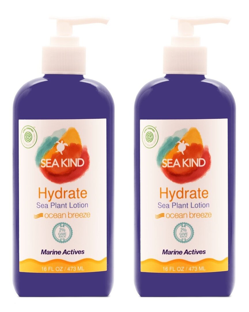 Sea Kind 16oz Hydrate Body Lotion Ocean Breeze - 2 Pack