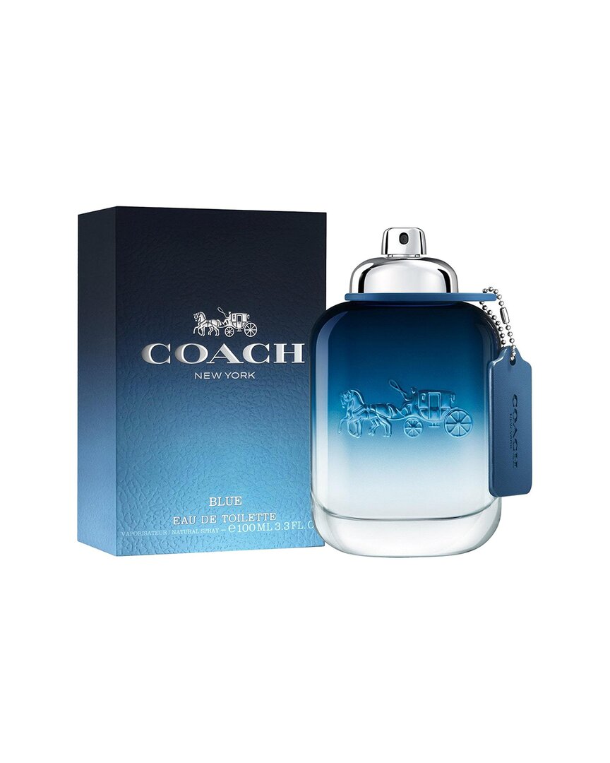 Shop Coach Men's 3.3oz Blue Eau De Toilette Spray