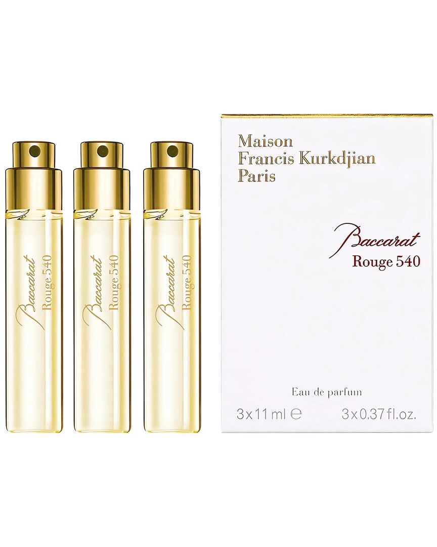 Parfums De Marly Maison Francis Kurkdjian Baccarat Rouge 540 3pc Set In Yellow