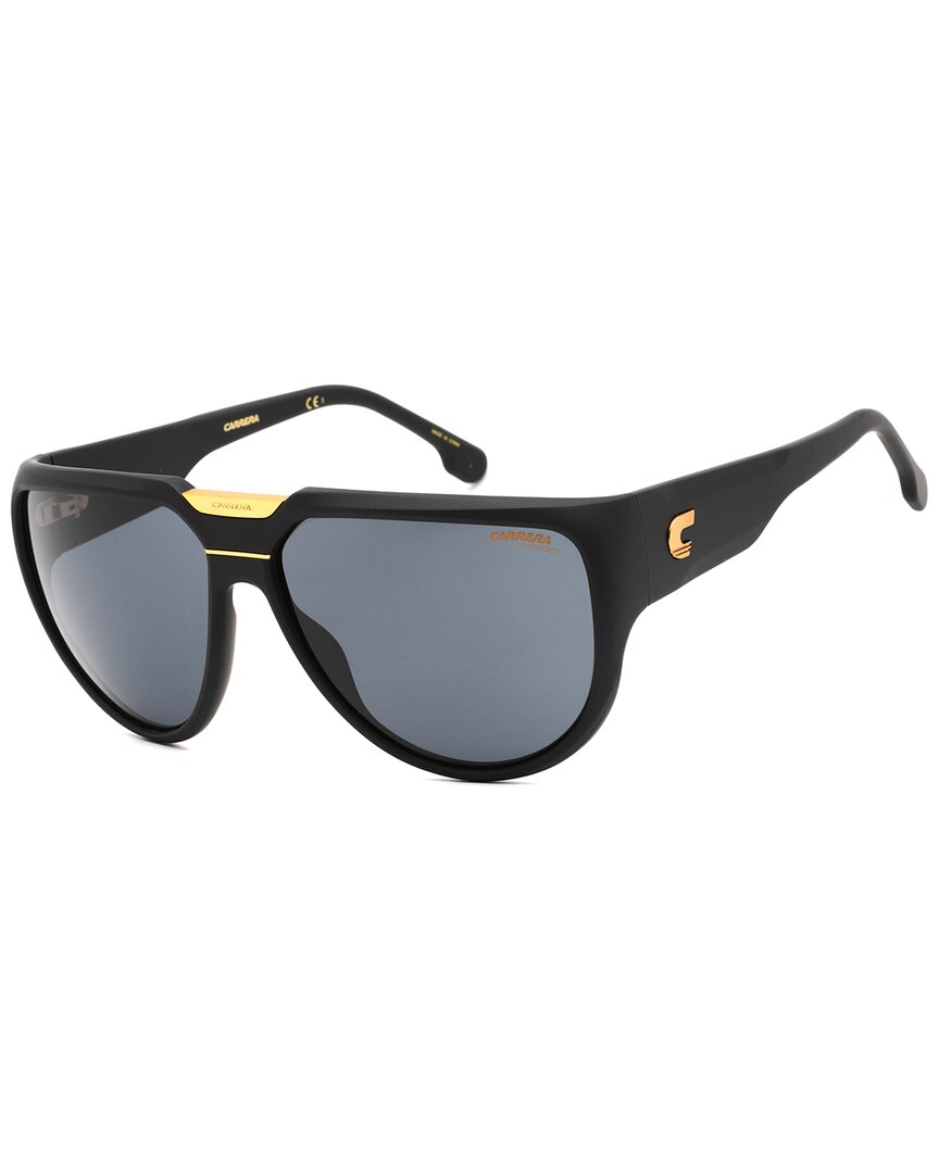 Shop Carrera Unisex Flaglab13 62mm Sunglasses In Black