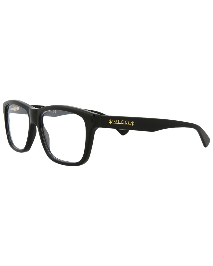Shop Gucci Men's Gg1177o 145mm Optical Frames In Black