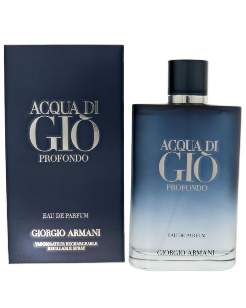 Giorgio Armani Men's 6.7oz Acqua Di Gio Profondo Edp In Blue