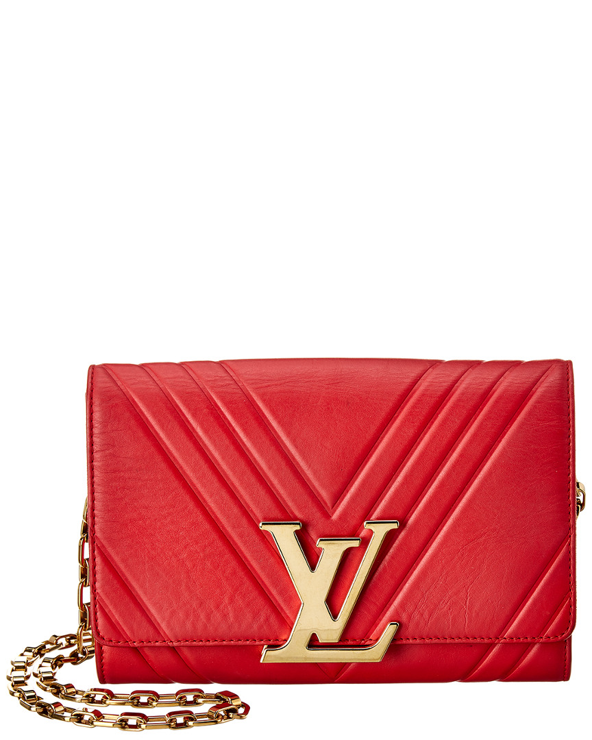 Louis Vuitton Red Lambskin Leather Louise Gm Women&#39;s | eBay