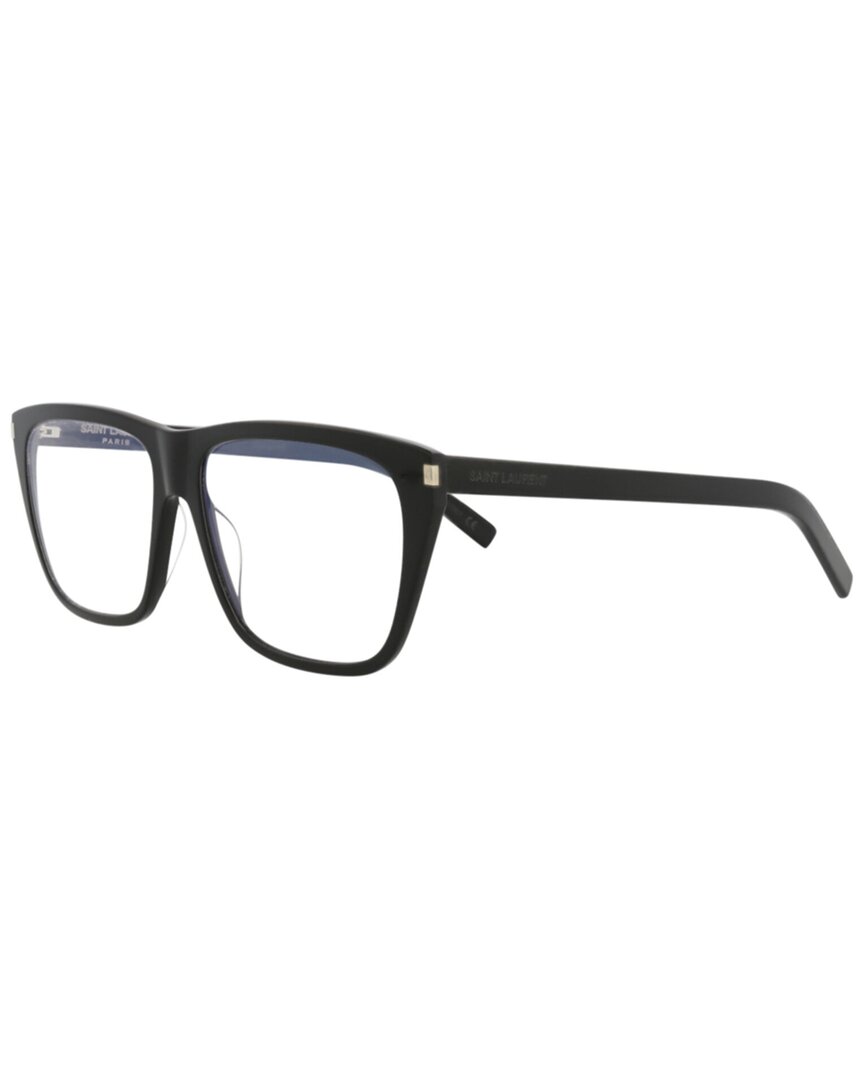 Saint Laurent Unisex Sl434slim 57mm Optical Frames In Black