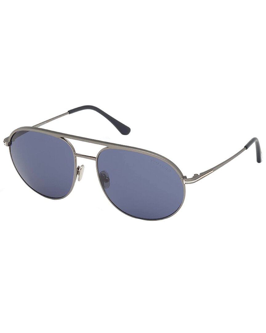 Tom Ford Men's Gio Aviator Sunglasses In Nocolor