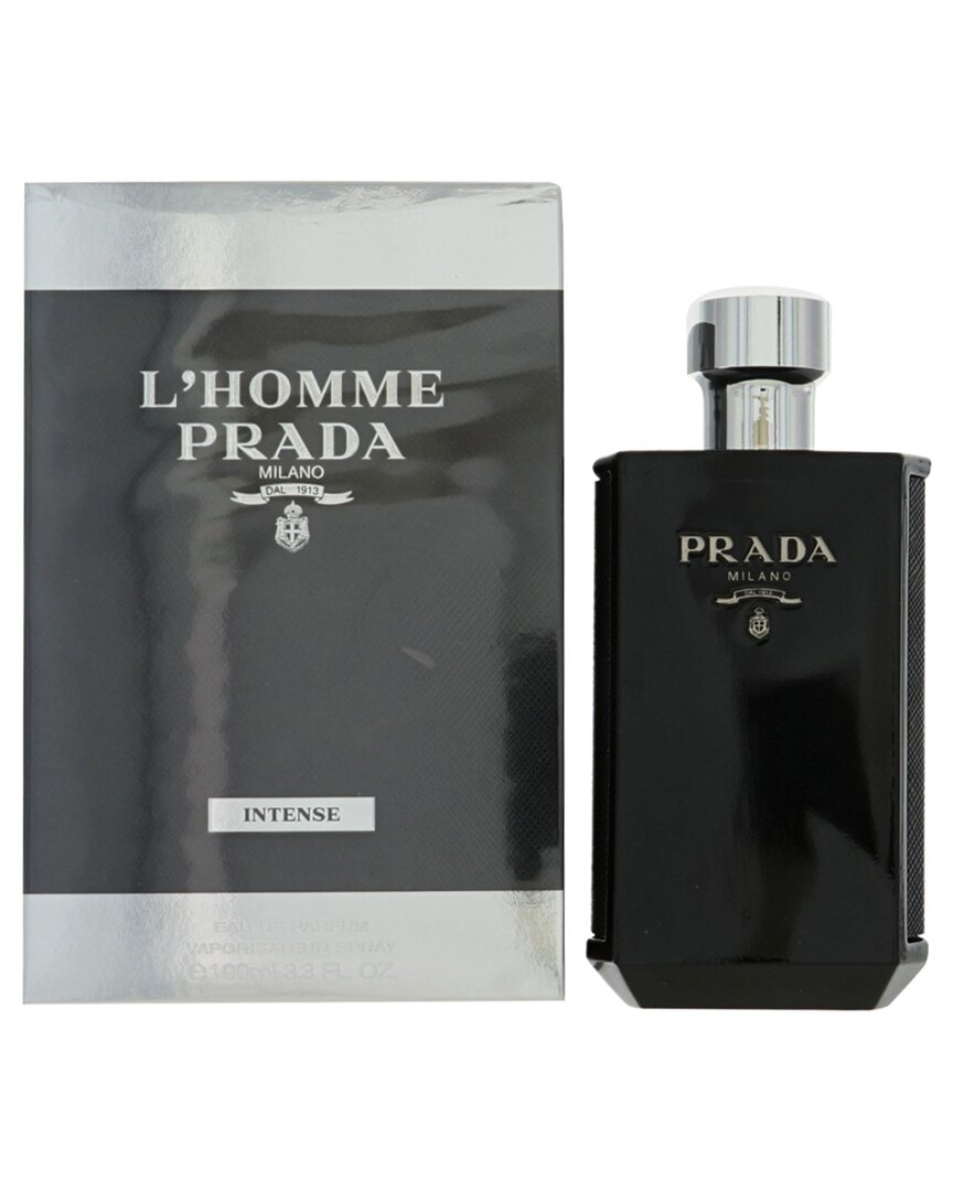 Prada Men's 3.3oz L'homme Intense Edp In Transparent