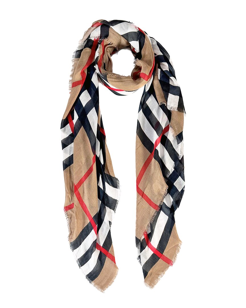 Blue Pacific Classic Plaid Scarf