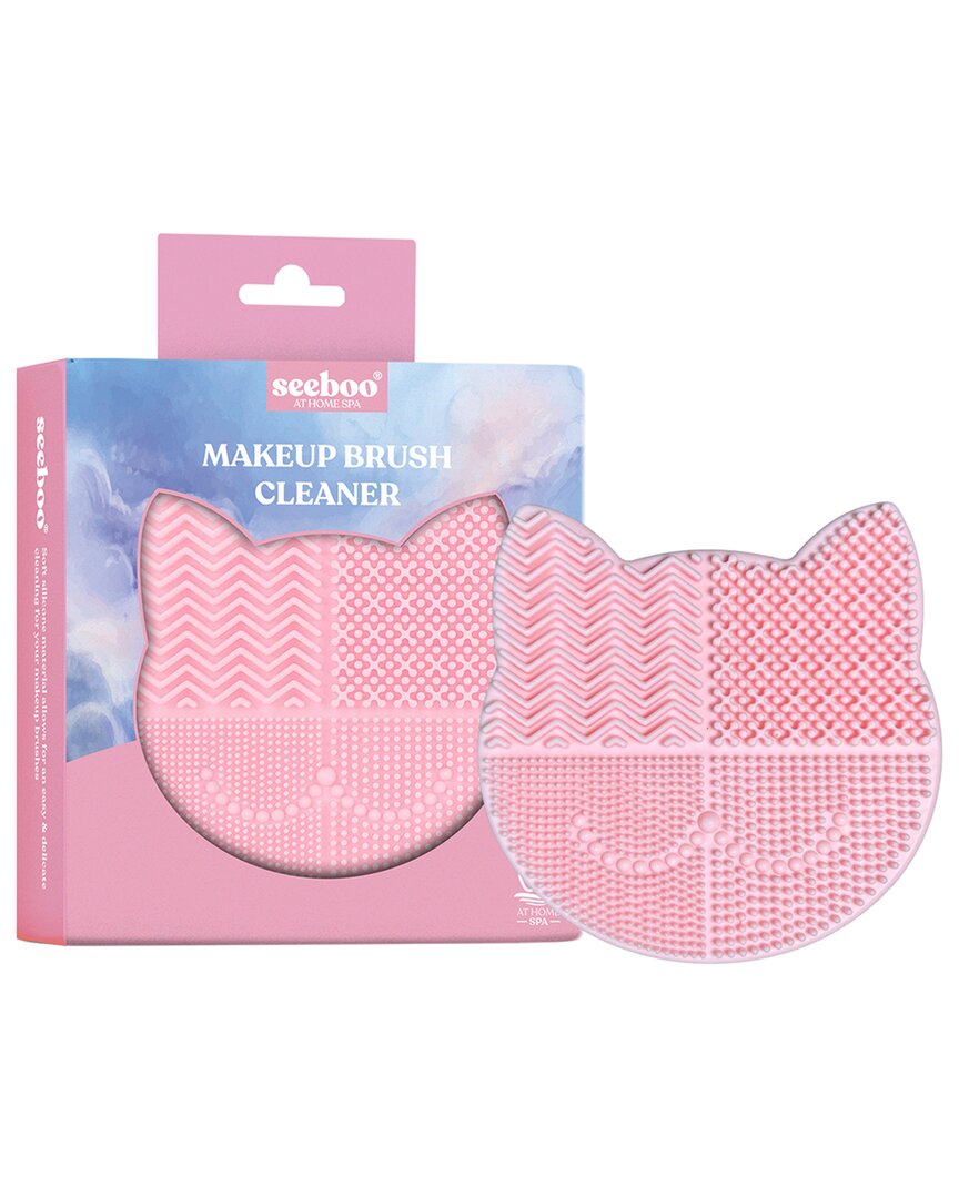 Seeboo Women's 2-in-1 Makeup Brush Cleaner With Detachable Drying Stand & Holder