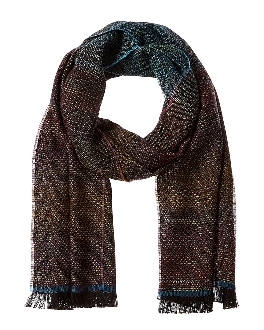 Missoni Wool-blend Scarf In Green