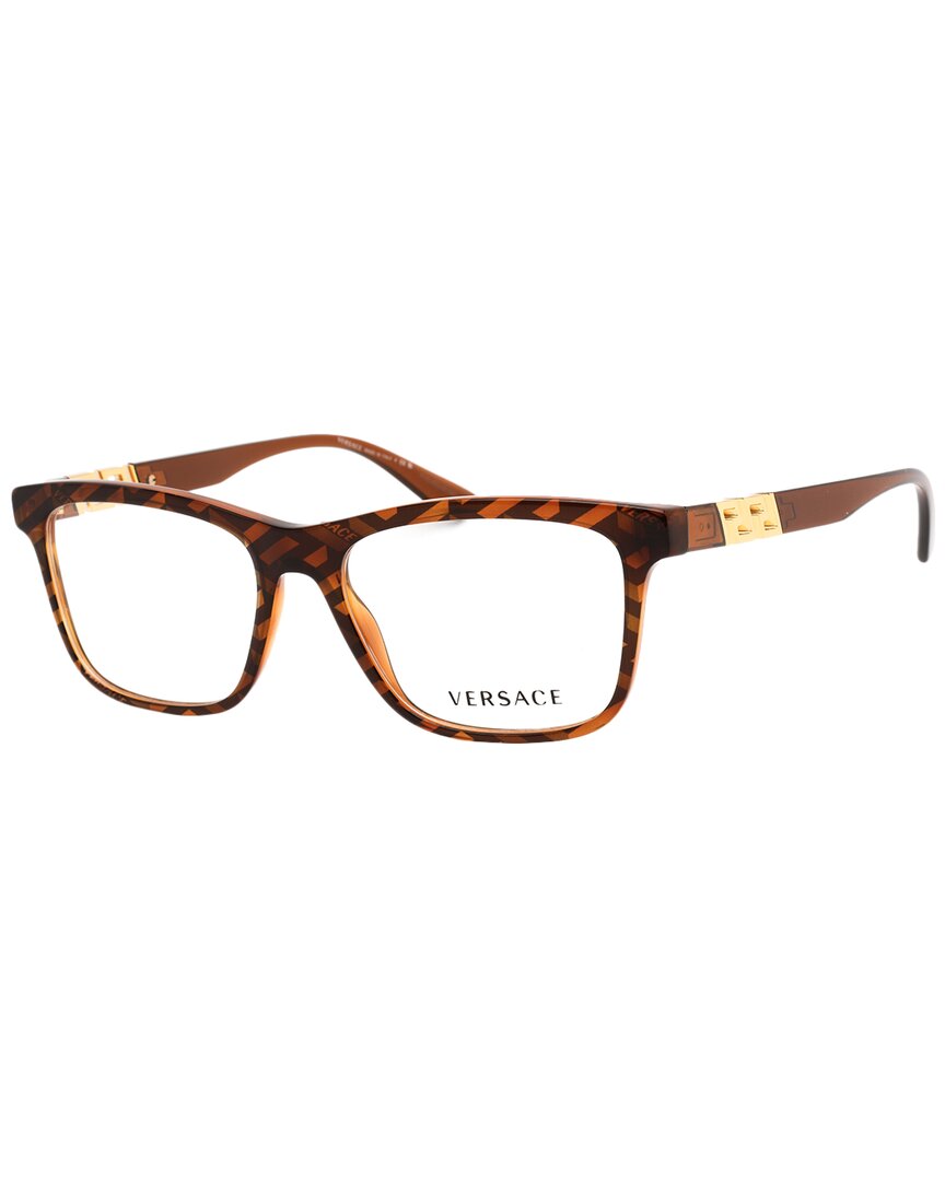 Versace Unisex Ve3319 55mm Optical Frames In Brown