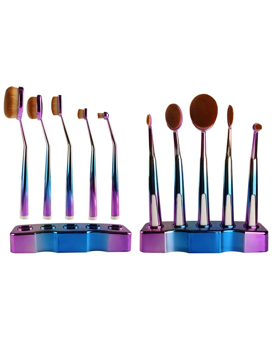 La Sante Kabuki Beauty 5pc Makeup Brush Set With Stand